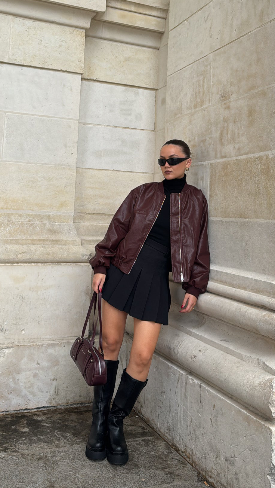 Blouson aviateur - Bordeaux