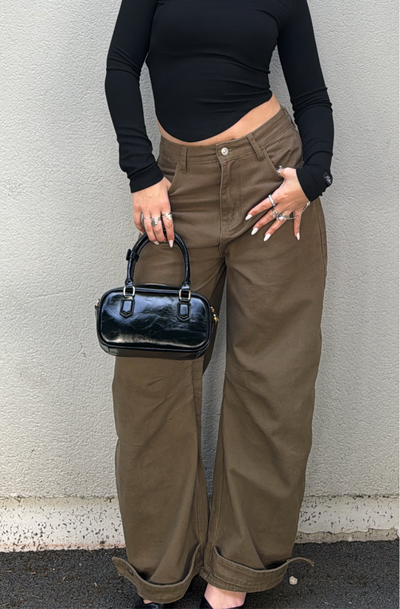 Jean oversize - Kaki