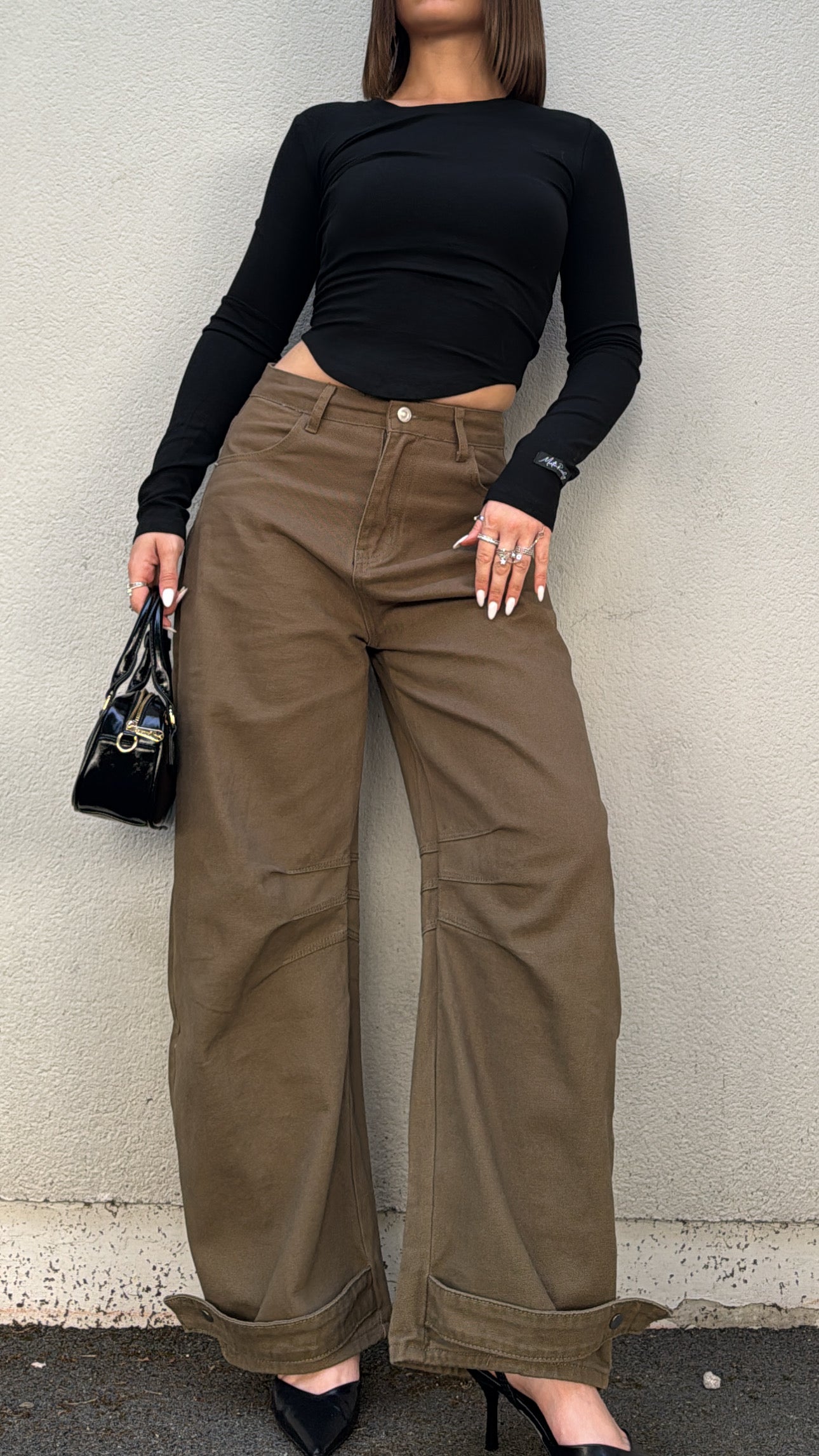 Jean oversize - Kaki