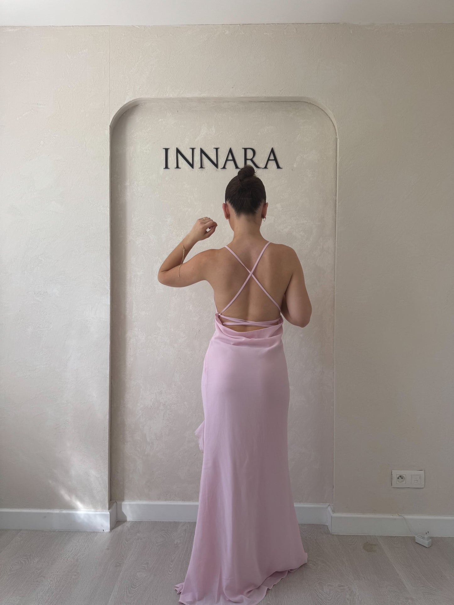 Robe rose pastel