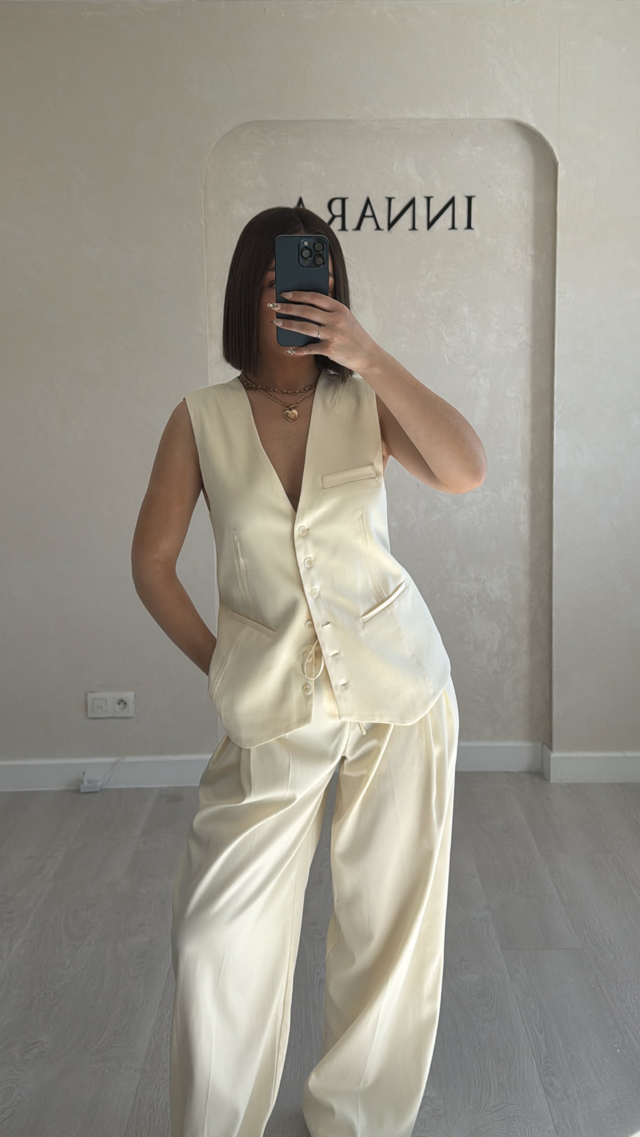 Ensemble gilet avec pantalon