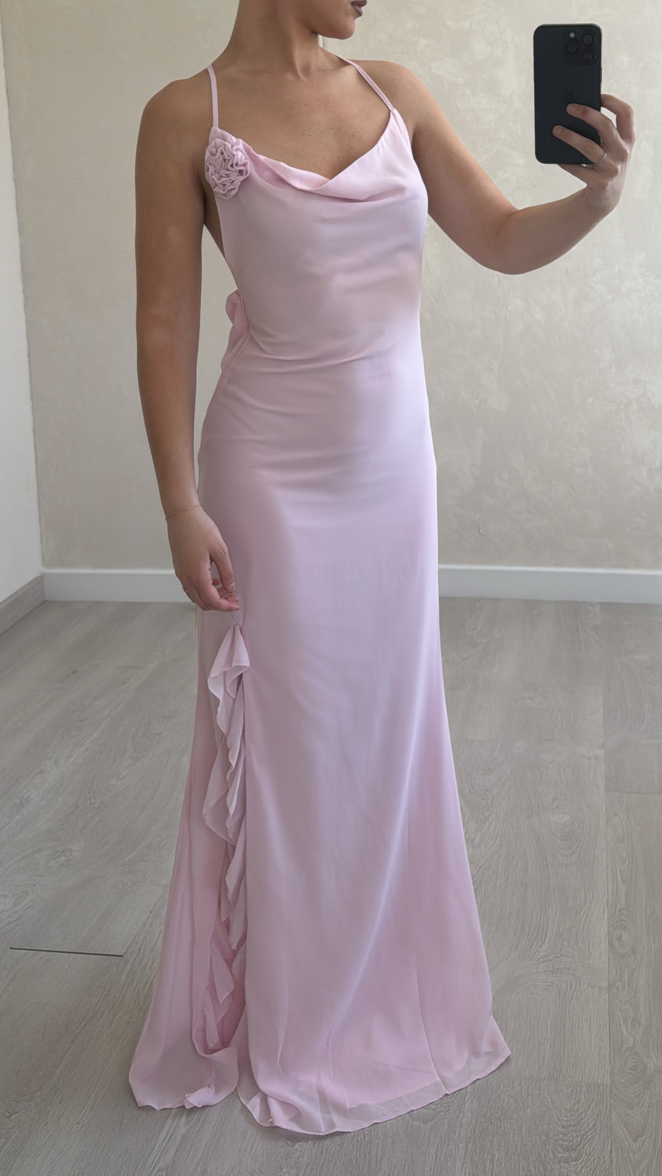 Robe rose pastel
