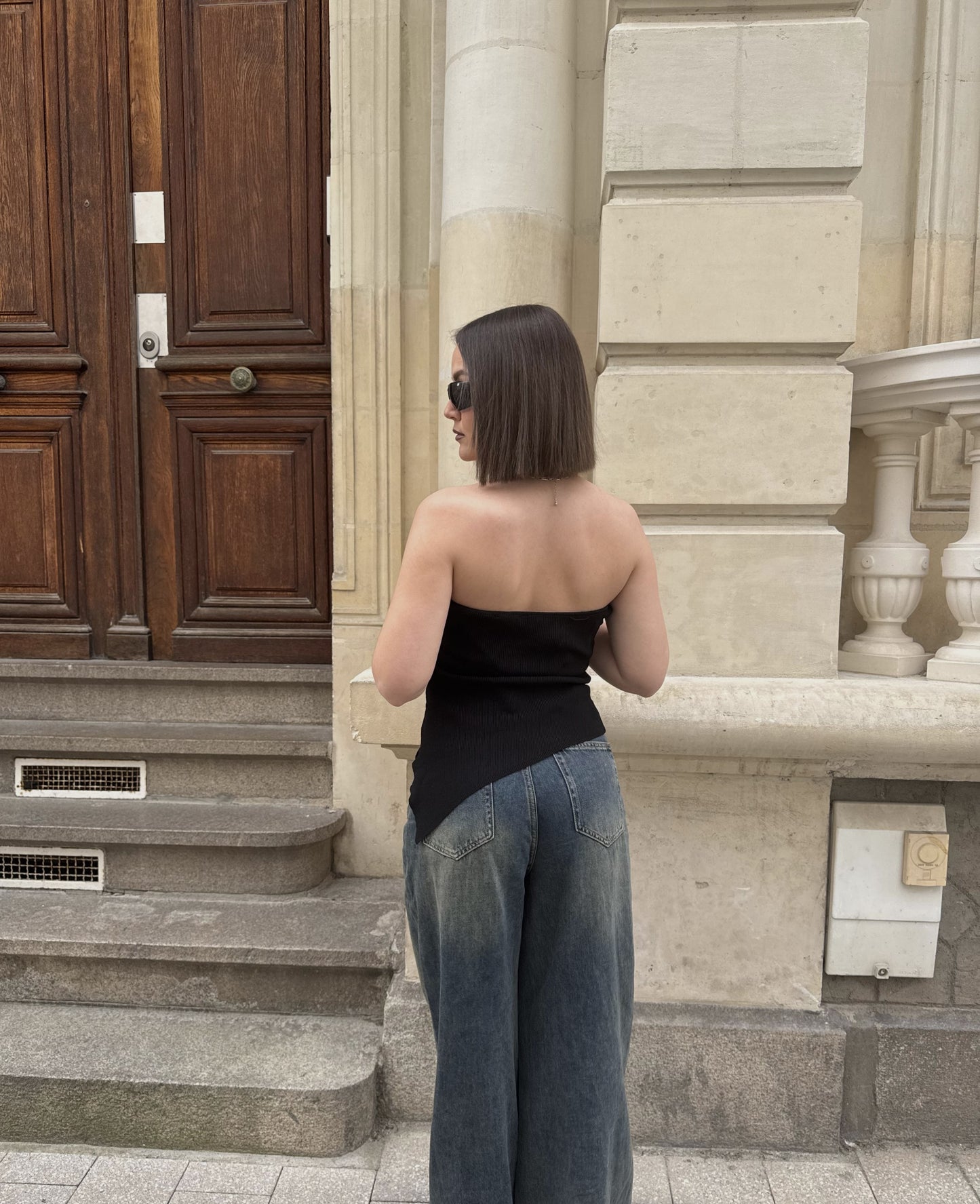 Bustier asymétrique