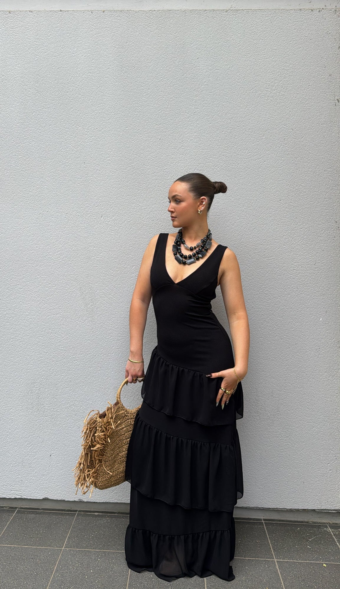 Robe dos nu - Noire