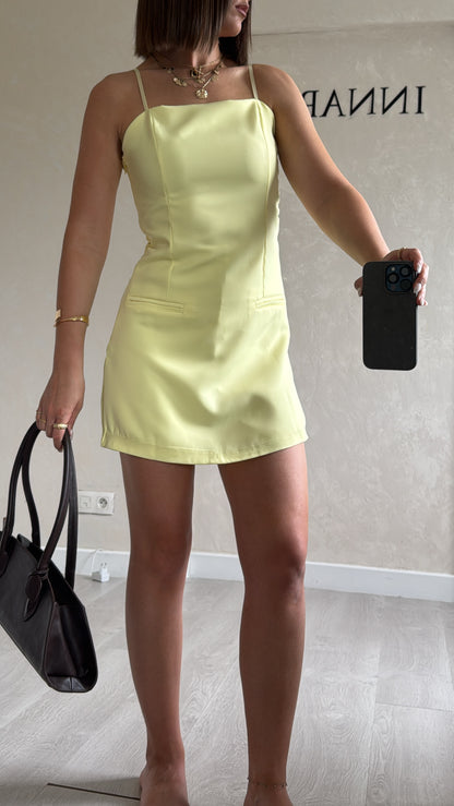 Robe combi-short - Jaune