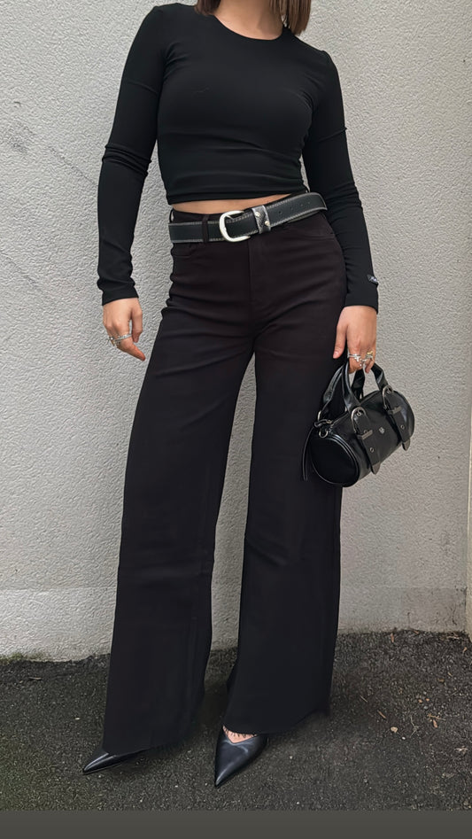Jean large - Noir
