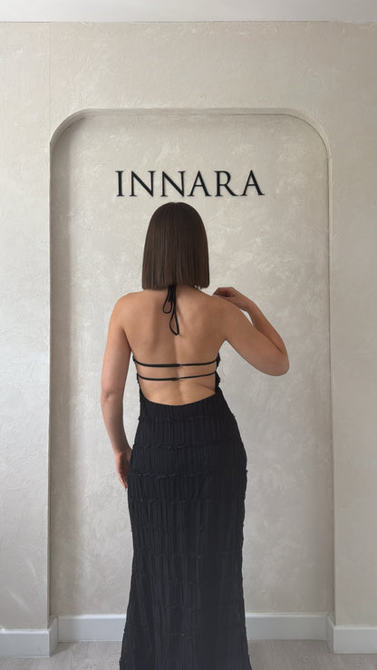 Robe dos nu noir