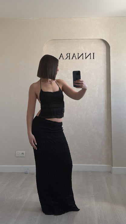 Ensemble mesh noir