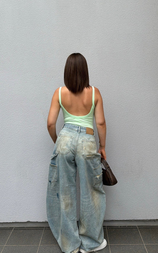Body dos nus - Vert