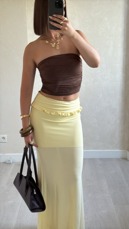 Jupe Longue Jaune