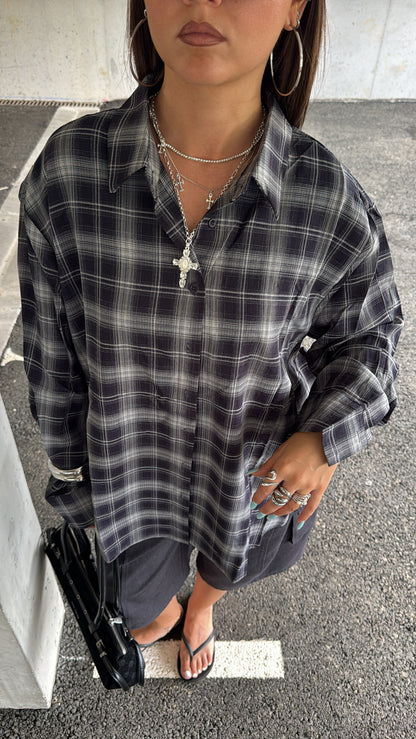Chemise à carreaux