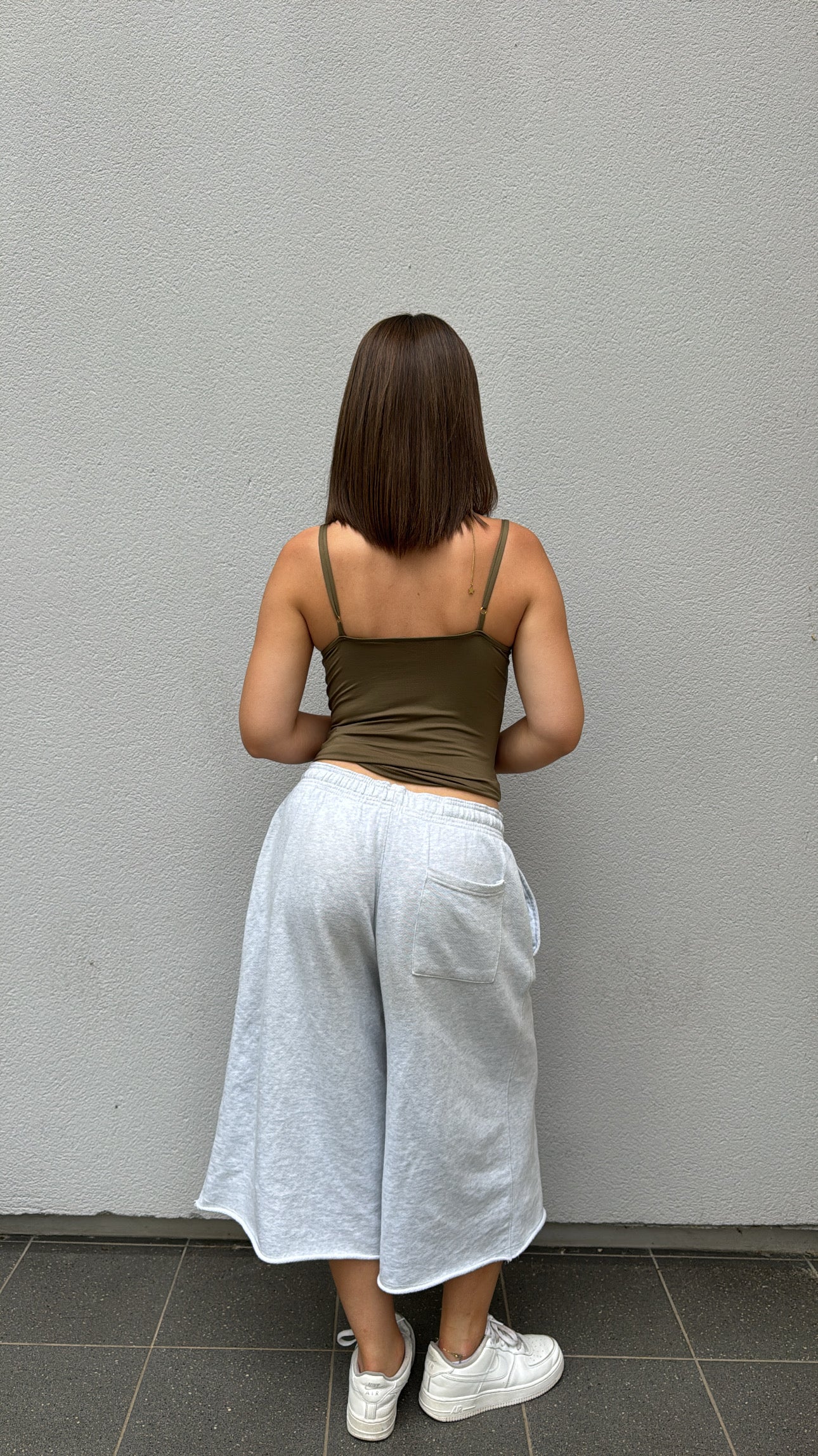 Top à bretelles - Kaki
