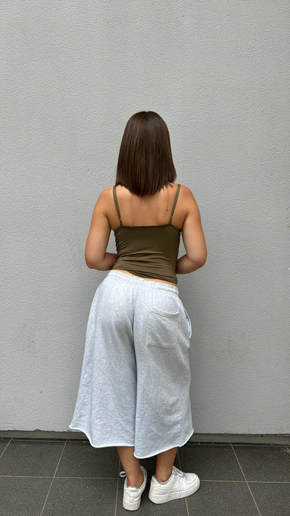 Top à bretelles - Kaki
