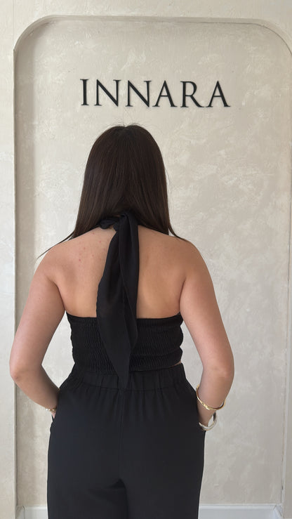 Ensemble croisé noir