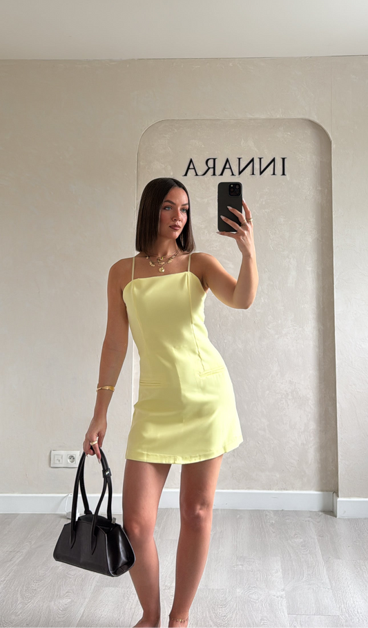 Robe combi-short - Jaune