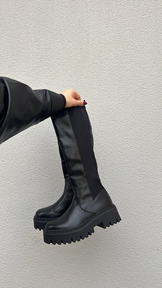 Bottes à semelles - Noires