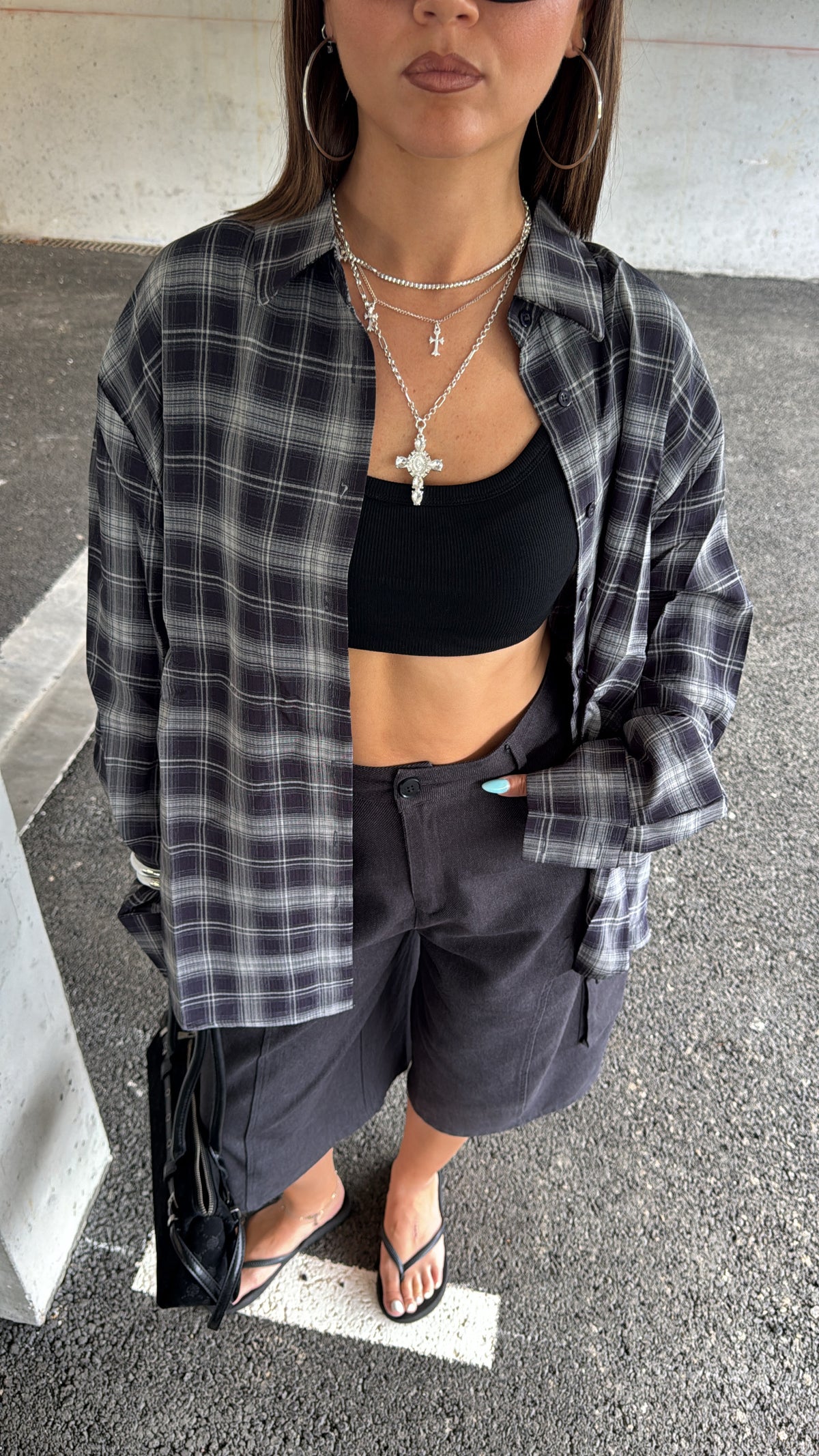 Chemise à carreaux