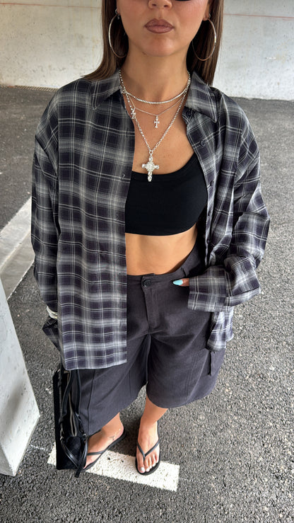 Chemise à carreaux
