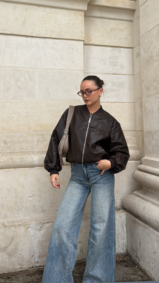 Blouson aviateur - Marron