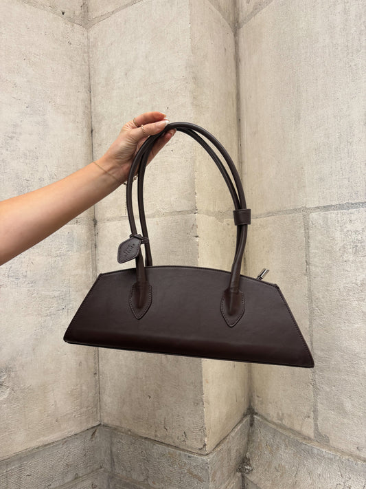 Sac en cuir marron