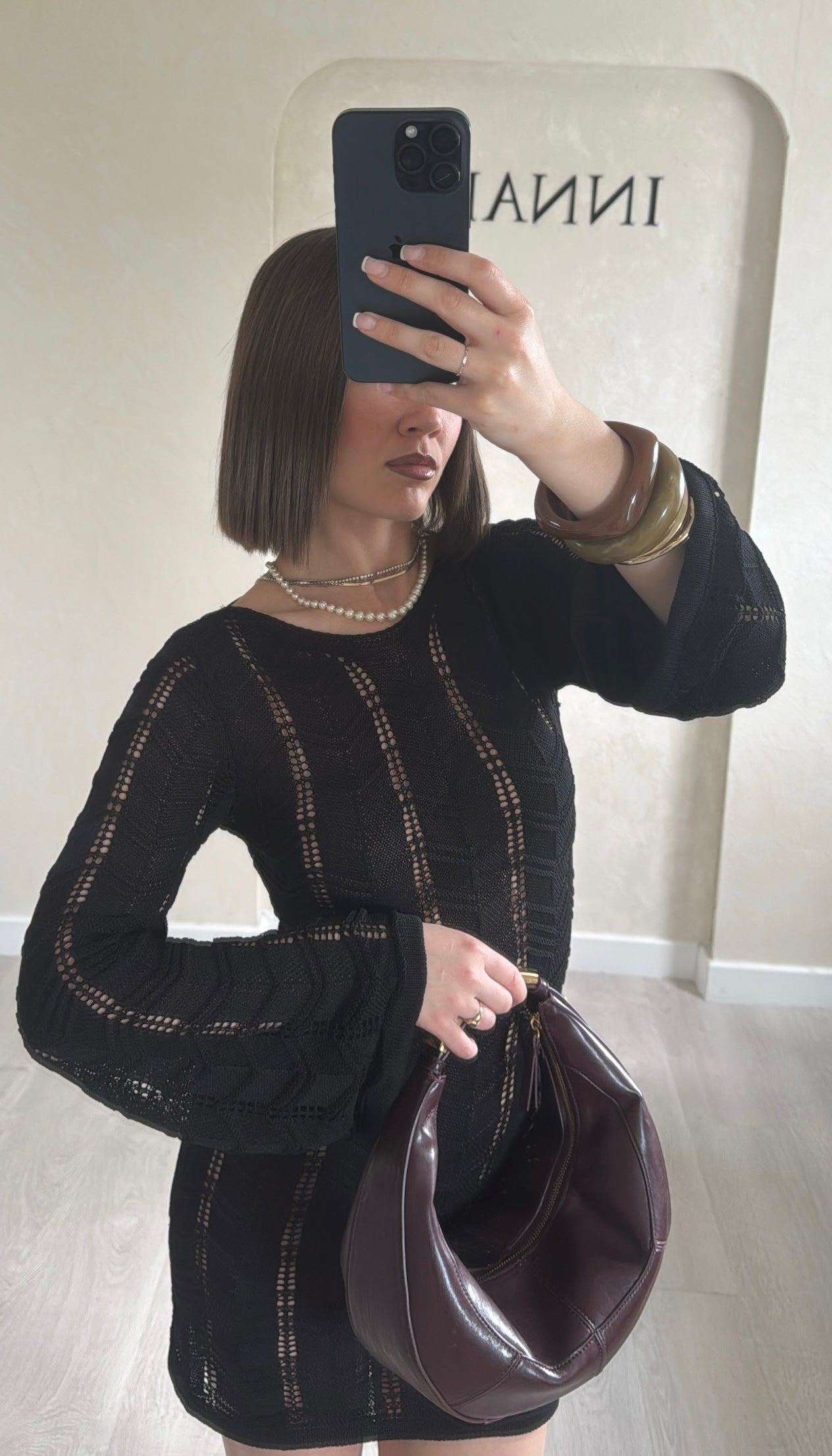 Robe crochet dos nu