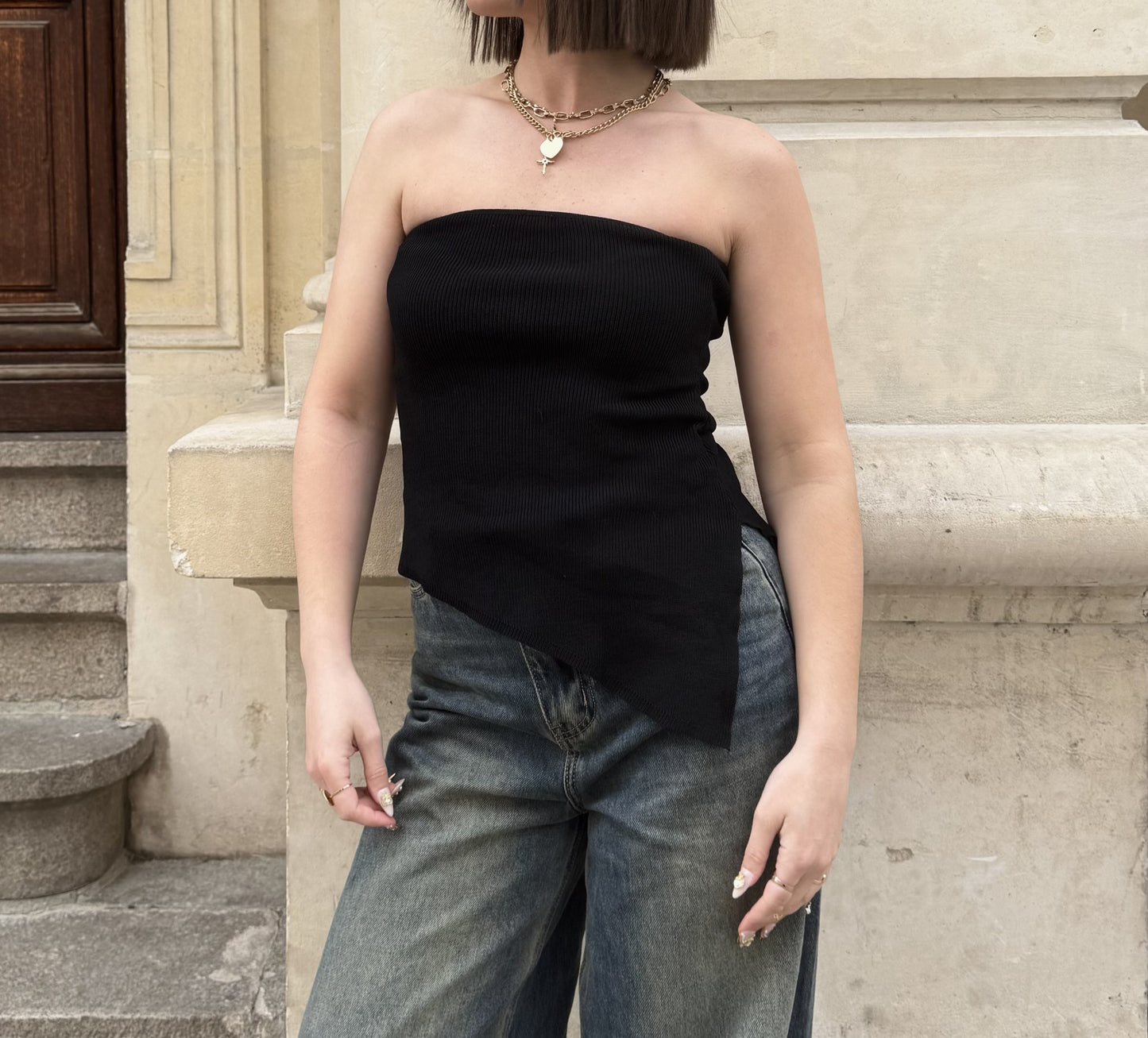 Bustier asymétrique